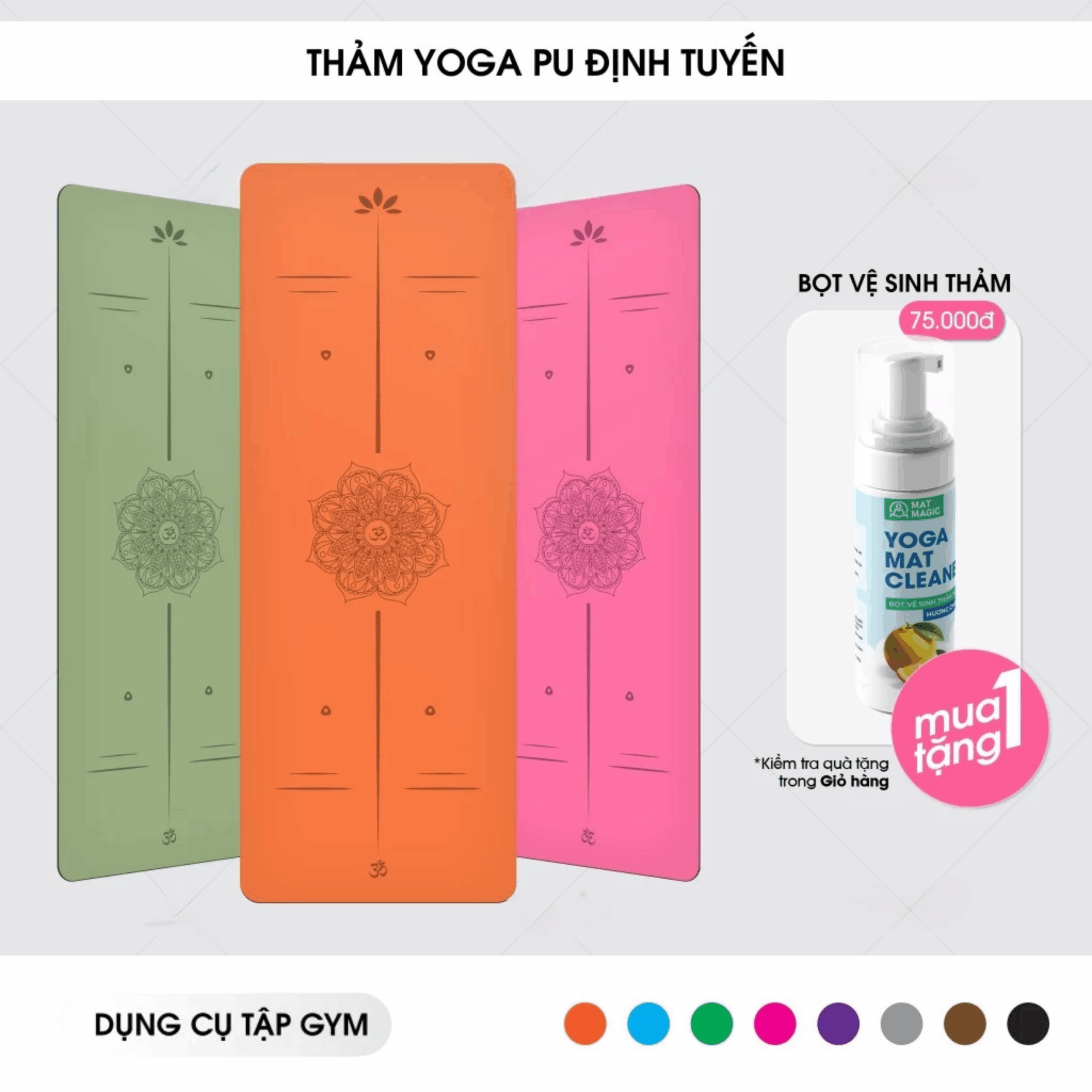 Thảm Tập Yoga Định Tuyến