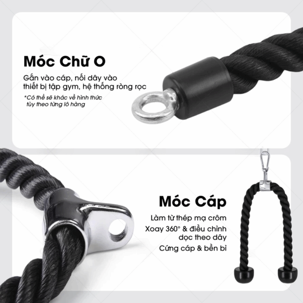 Dây Thừng Kéo Xô Tập Cơ - Ảnh 3